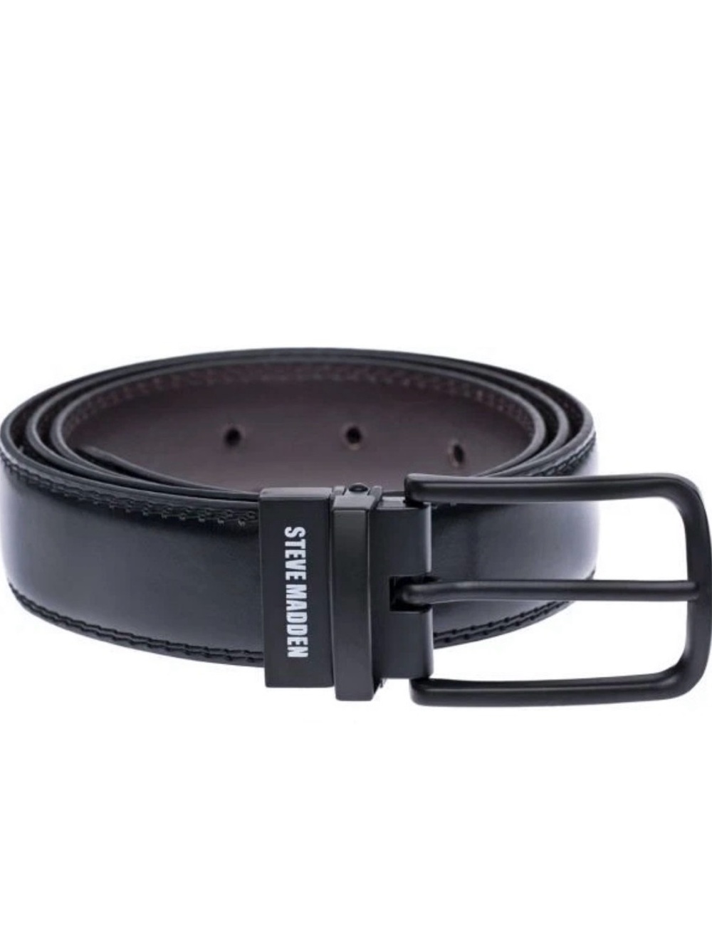 Steve Madden Black and Brown Reversible Men's Belt NWOT